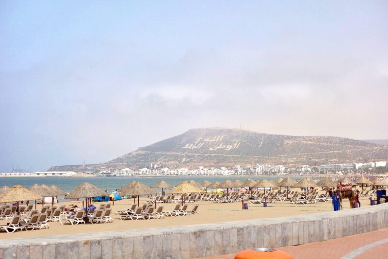 Agadir's city beach